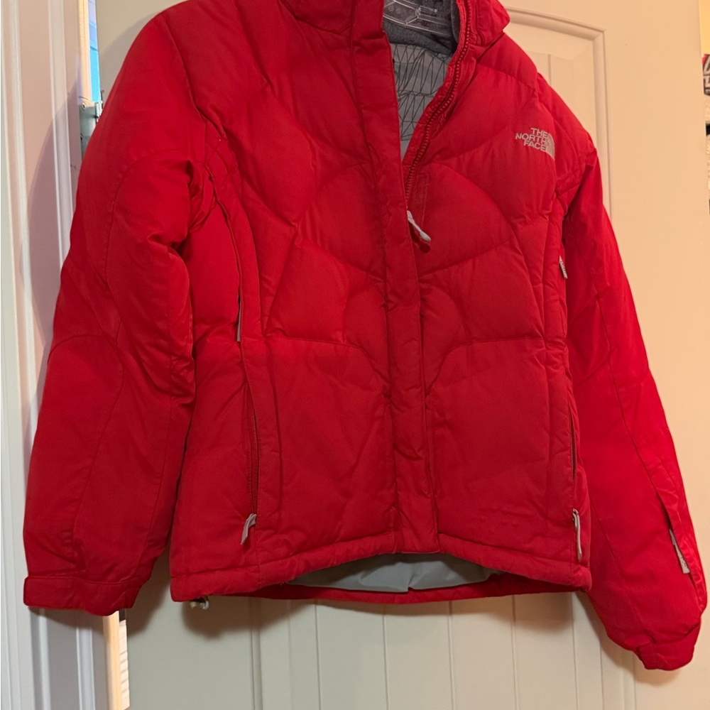 The North Face Vibrant Red Quilted Jacket